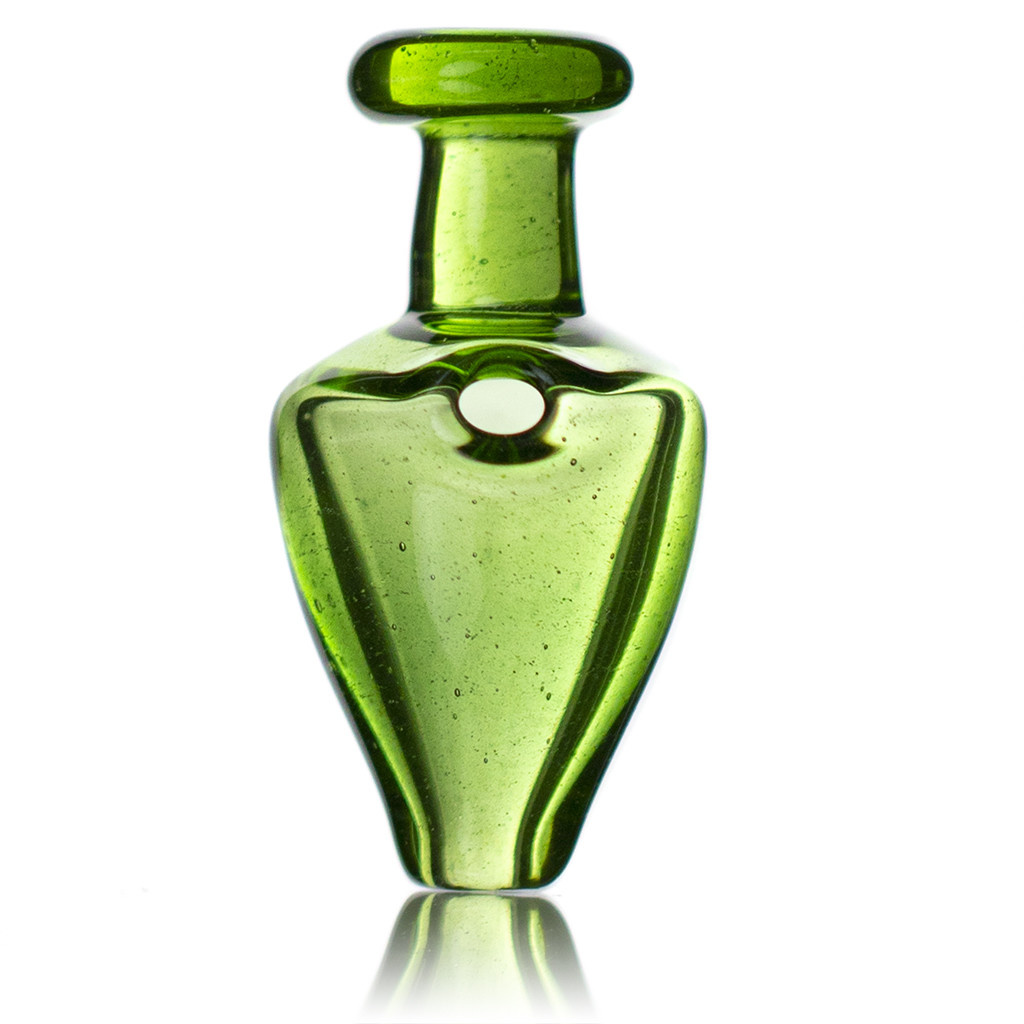 Puffco Peak Bubble Carb Cap Translucent GREEN by Witch Dr Witch DR