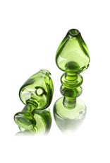 Witch DR Puffco Peak Bubble Carb Cap Translucent GREEN by Witch Dr