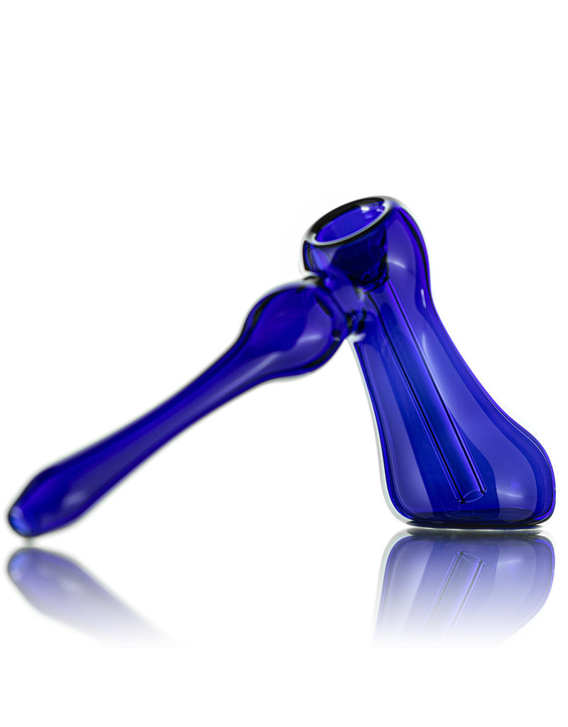 JB3 Glass Hammer Bubbler Water Pipe COBALT by Jeff Beal