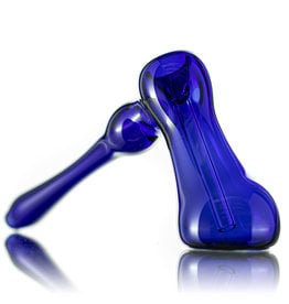 JB3 Glass Hammer Bubbler Water Pipe COBALT by Jeff Beal