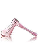 JB3 Glass Hammer Bubbler Water Pipe PINK by Jeff Beal