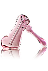 JB3 Glass Hammer Bubbler Water Pipe PINK by Jeff Beal