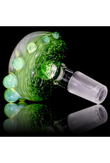 David Baker 14mm Glass Bong Bowl Slide Inside Out Frit (D) by David Baker