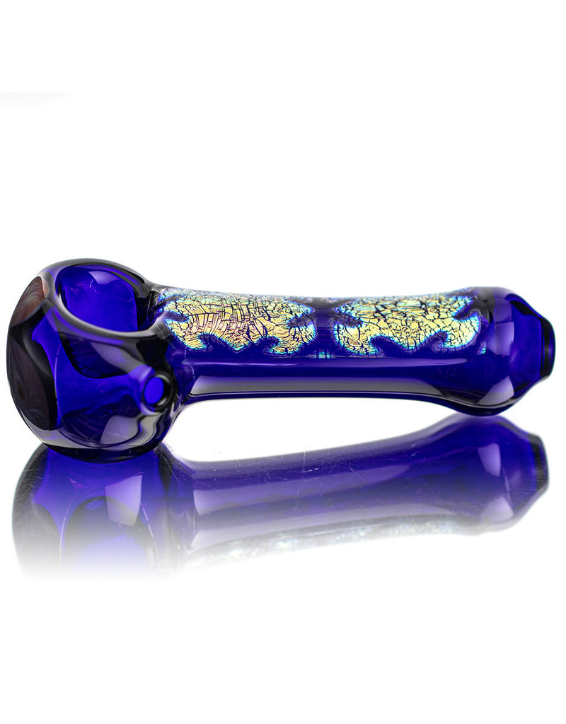 Lab Rat Glass Glass Spoon Dry Pipe Dichro Puzzle Rose Pinwheel by Lab Rat Glass