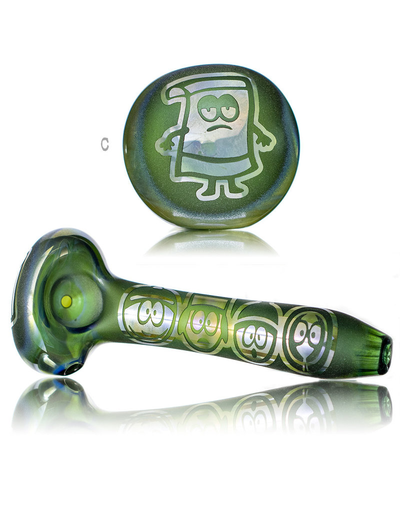 Joe Palmero BATCH.888 4" Glass Pipe Dry Image Pipe by Joe Palmero