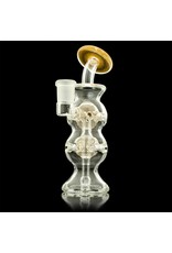 Tubesock Glass Tubesock Gold Fume Double Begg