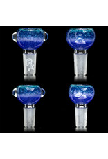14mm Bong Bowl Slide Piece (i) HYACINTH / STAR WHITE / JADE / AQUA Inside Out Colored Frit herbs by Chris Anton