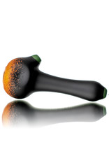 Witch DR DOCTOBER 2020 5" Frosted Orange Frit Pumpkin Dry Pipe G by Witch DR
