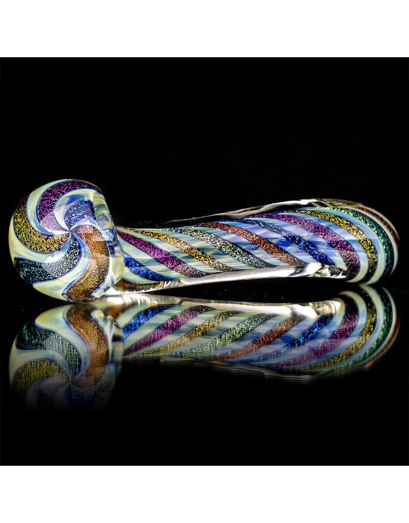 6" Fume Dichro Twisted Sherlock by California Glass ONLINE