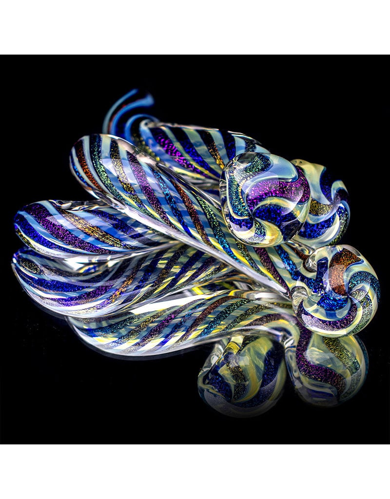 6" Fume Dichro Twisted Sherlock by California Glass ONLINE