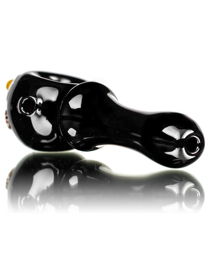 5" Glass Dry Pipe Wake and Bacon Spoon by BW Glass