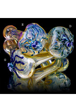 4" Glass Dry Pipe Critter Octopus Pipe (G) for use with dry herbs by BH Glass