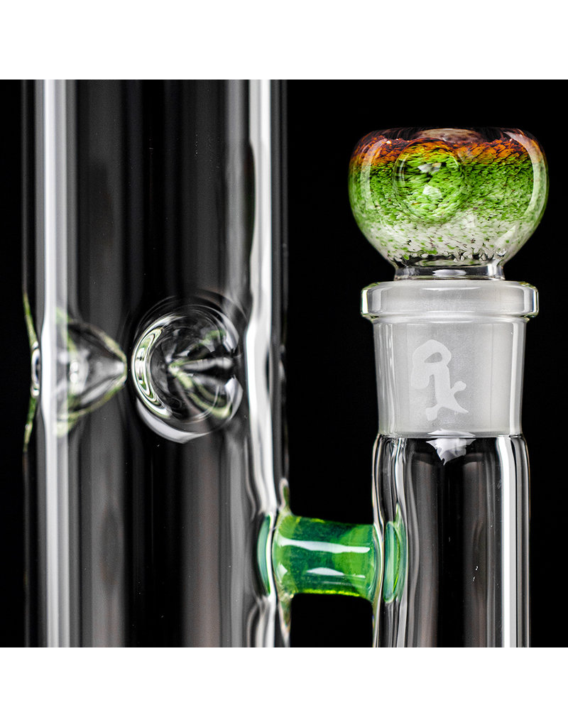 Witch DR 18mm 44x4 14" Glass Water Bong with Matching Slide Rx Color Inline SEA SLYME