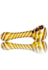 5" Glass Pipe Dry Large Twist Spoon (B) by SW Glass