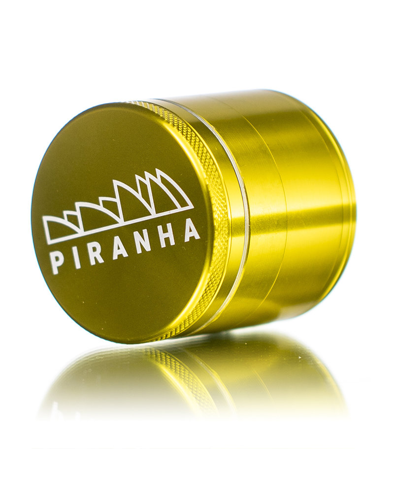 4 Piece 2.0" GOLD Anodized Aluminum Grinder by PIRANHA