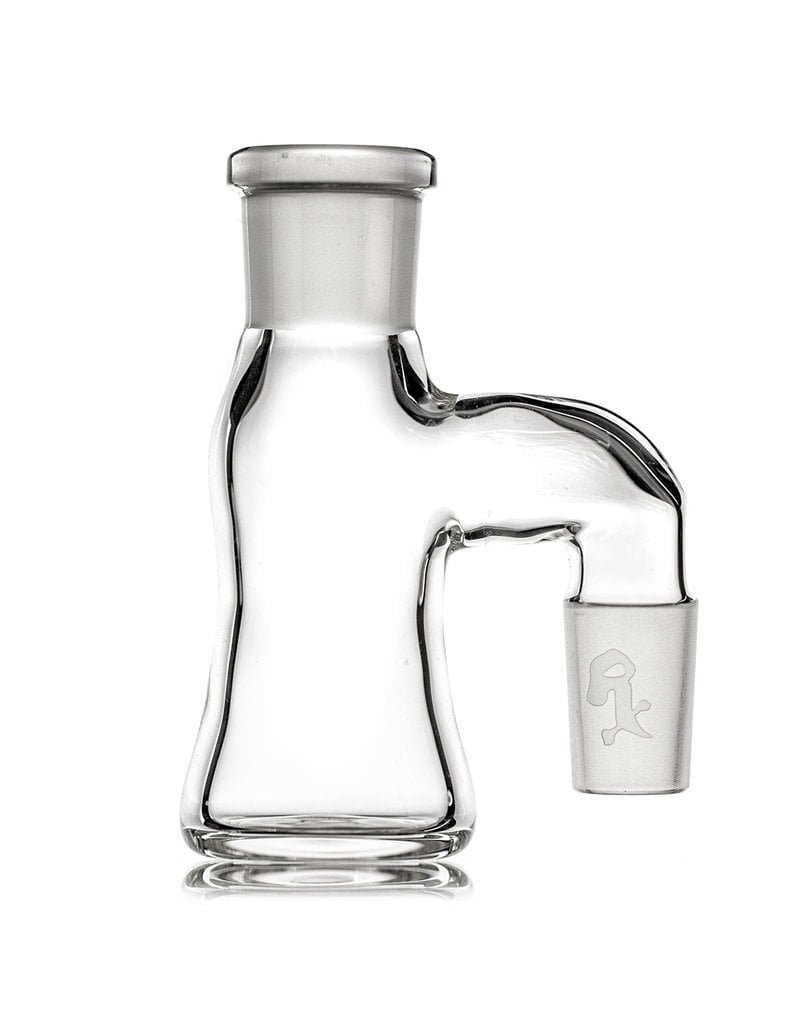 Witch DR 18mm 90 Degree CLEAR Glass Dry Catcher by Witch DR Studio