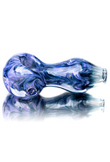 4" LILAC SWIRL Glass Dry pipe by California Glass