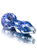 4" LILAC SWIRL Glass Dry pipe by California Glass