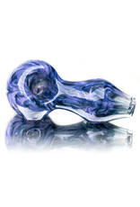 4" LILAC SWIRL Glass Dry pipe by California Glass