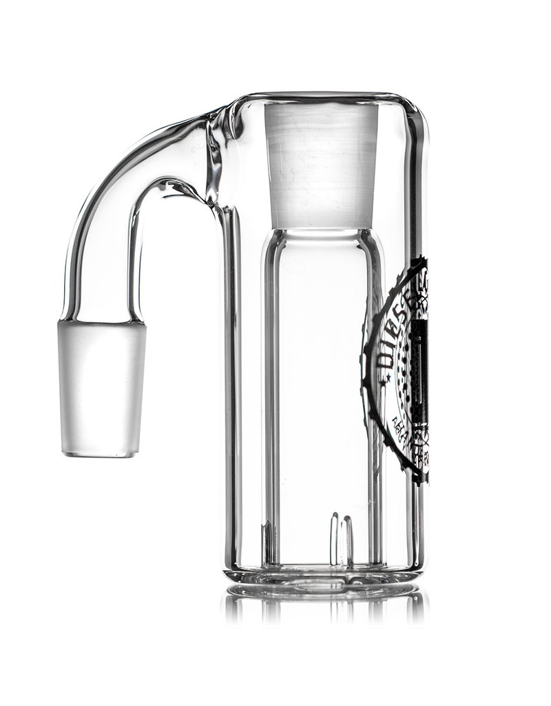 Diesel 18mm 90 Degree Ashcatcher with 3 Slit Froth Perc by Diesel Glass