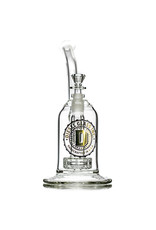 Diesel 10" 75x5mm Bubbler Rig with Barrel Perc, matching Ashcatcher and Slide by Diesel Glass