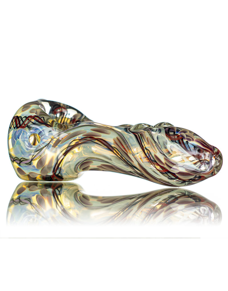 4" Glass Dry Pipe Inside Out Lined Fume B by Glass by Mike