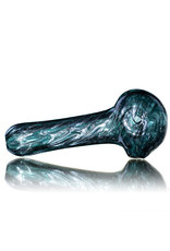 4" Glass Pipe Dry Unobtainium Swirl on LAKE by RG Glass