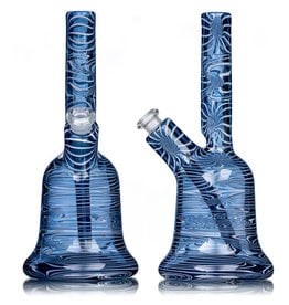 Dan Longden 8" 10mm 45 Dab Rig CRYSTAL BLISS mini Tube with removable downstem by Dan Longden