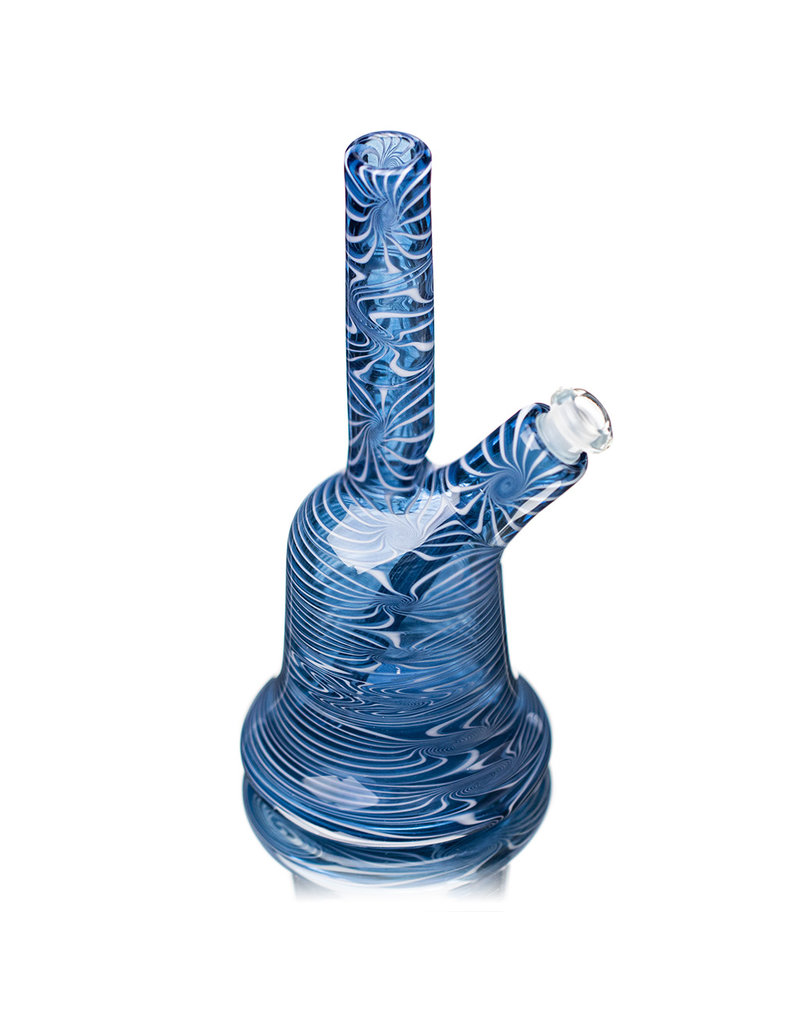 Dan Longden 8" 10mm 45 Dab Rig CRYSTAL BLISS mini Tube with removable downstem by Dan Longden