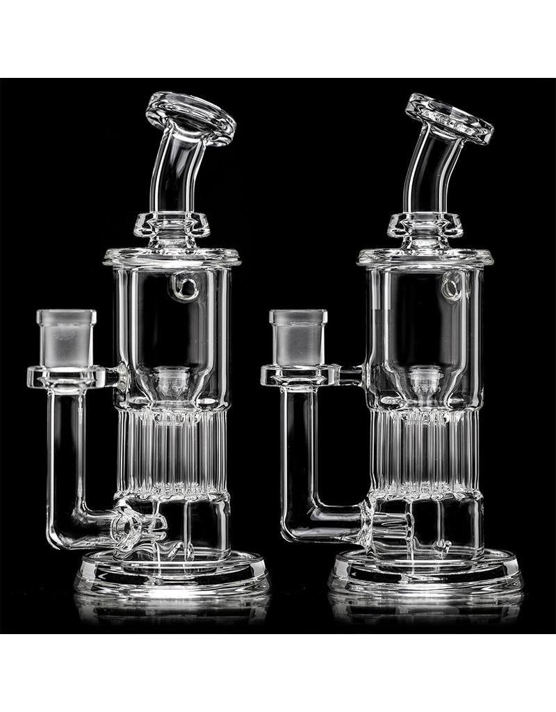 Leisure 12" 60mm Pillar Incycler Water Bong by LeisureGlass