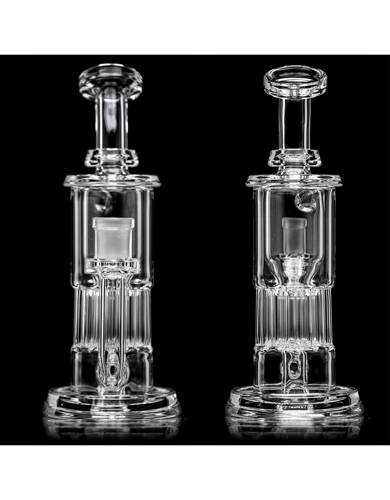 Leisure 12" 60mm Pillar Incycler Water Bong by LeisureGlass