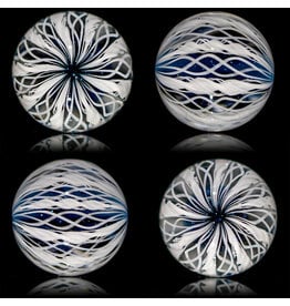 Glass Zanfirico Slurper Marble MIDNIGHT DICHRO by Harold Cooney