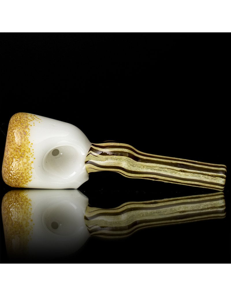 Danny Camp 5" Glass Pipe DRY Toasted Marshmallow Pipe by Danny Camp