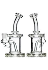 14mm 7" Dab Rig CLEAR Banger Hanger by GLX Glass