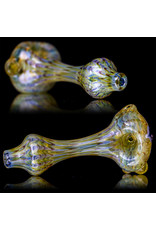 4" Glass Dry Pipe Pinwheel Flower Spoon by Cherry City Glass (E)