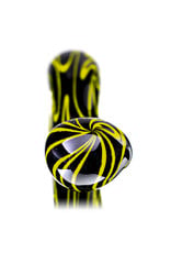 5" Glass Dry Pipe Squiggle Sherlock (A) by California Glass