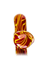 5" Glass Dry Pipe Squiggle Sherlock (B) by California Glass