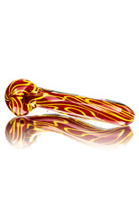 5" Glass Dry Pipe Squiggle Sherlock (B) by California Glass