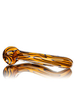 5" Glass Dry Pipe Squiggle Sherlock (C) by California Glass