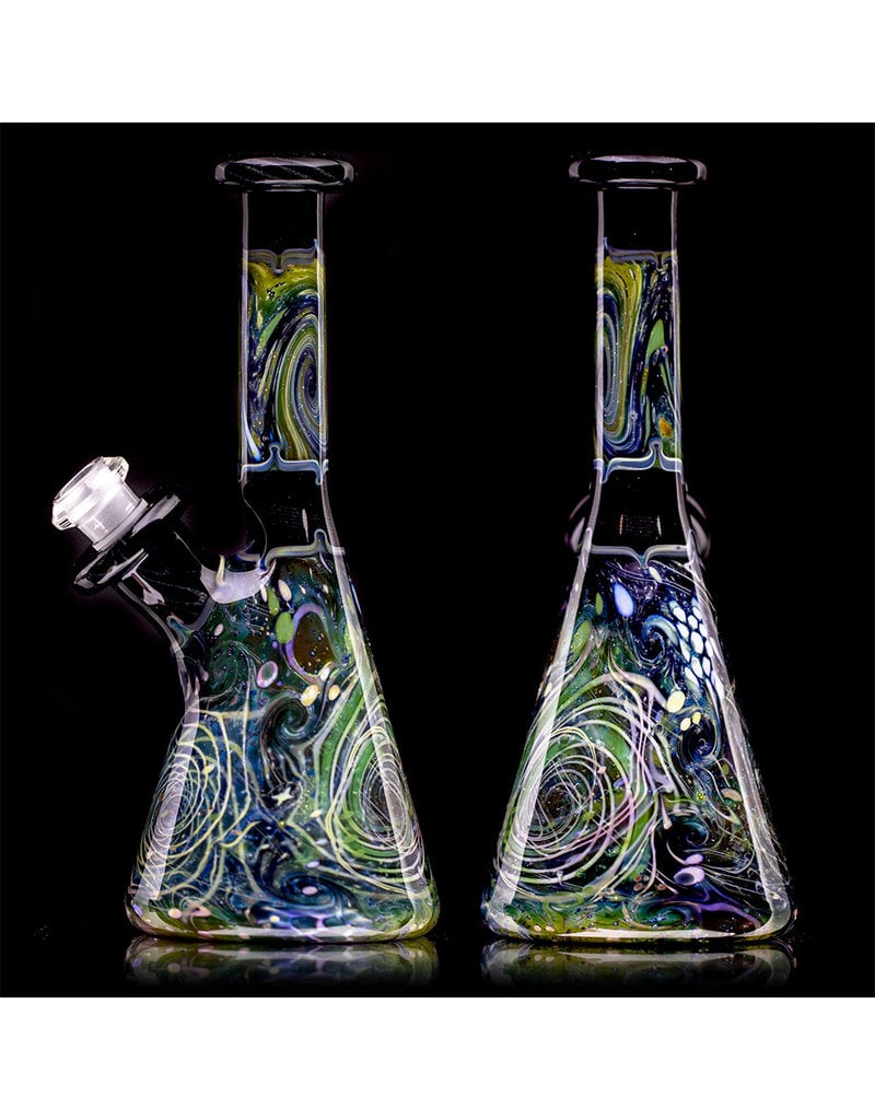 6" 10mm 2019 Space Beaker with Removable Downstem by Nathan Miers