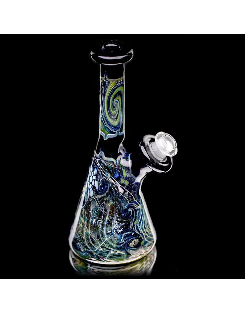 6" 10mm 2019 Space Beaker with Removable Downstem by Nathan Miers