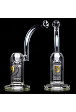 Diesel 9" 14mm 44x4 8 Arm Tree Perc Sherlock Rig by Diesel Glass with Quartz Banger