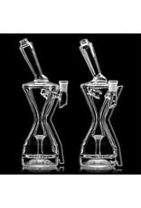 10" 14mm 90 Hamm's Waterworks Hourglass Recycler (A)