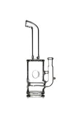 7" 10mm 90 Fizzer Dab Rig by Shelbo Glass (A)