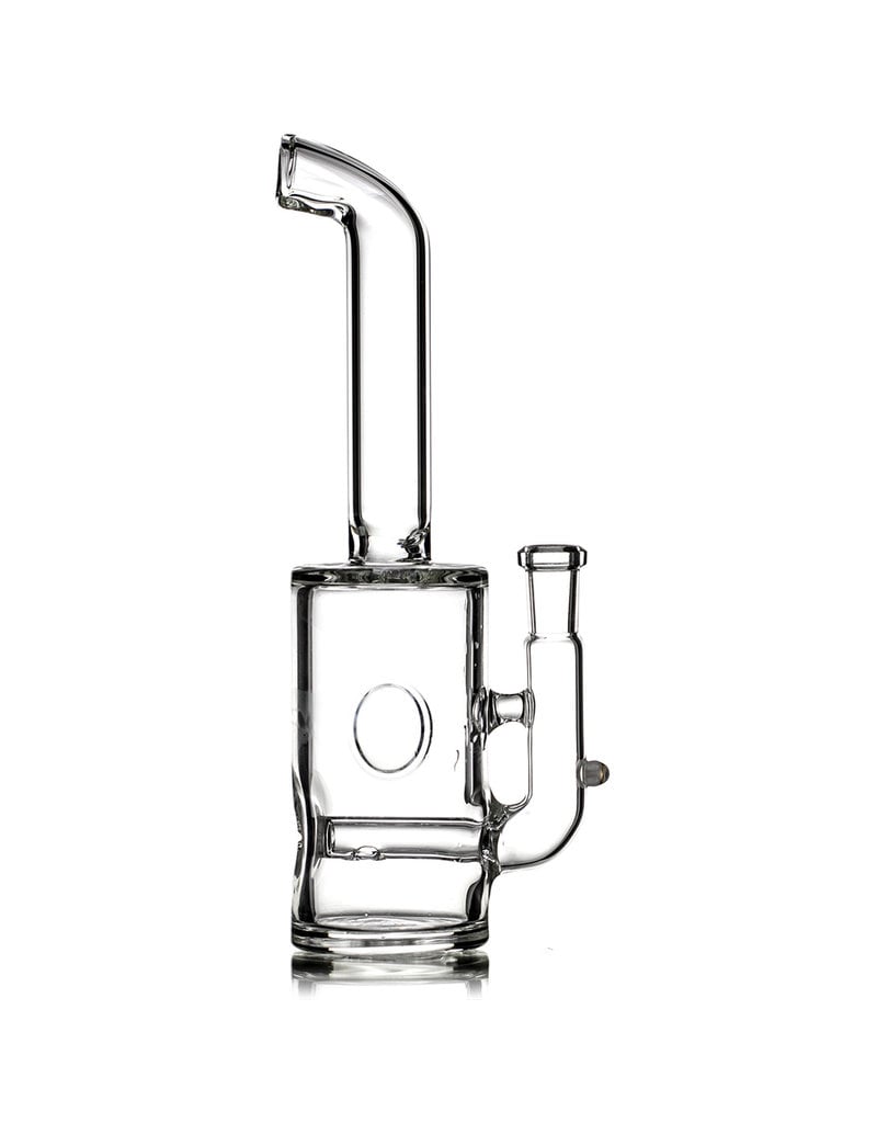 7" 10mm 90 Fizzer Dab Rig by Shelbo Glass (A)