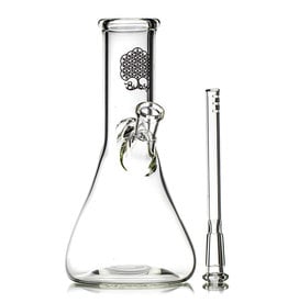 Bubsy Glass 10mm 45 10" Beaker Rig with Removable Slide by Bubsy Glass