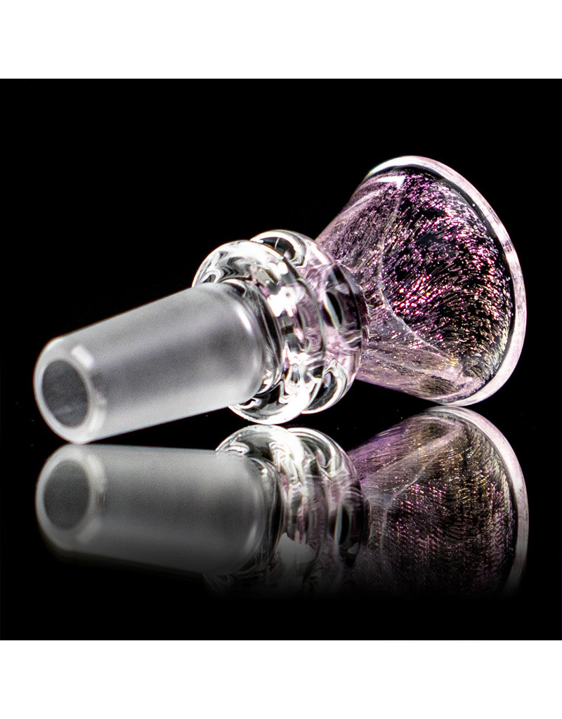 14mm Pink Dichro Martini Slide by Turtle Time Glass