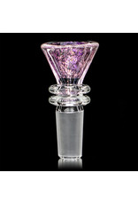 14mm Pink Dichro Martini Slide by Turtle Time Glass