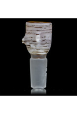 Witch DR 14mm Shaped Amber Betula Birch 3-Hole Slide by Witch DR Studio