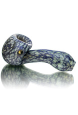 Stone Tech Glass 4" Blue Stonelock Dry Pipe by STG Stone Tech Glass